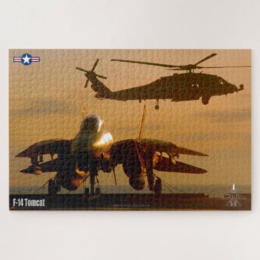 F-14 TOMCAT "SUNSET OPS" (20x30 inch) Legpuzzel (Horizontaal)