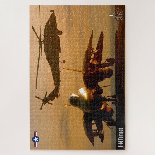 F-14 TOMCAT "SUNSET OPS" (20x30 inch) Legpuzzel (Verticaal)