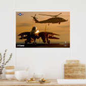 F-14 TOMCAT "SUNSET OPS" POSTER (Keuken)