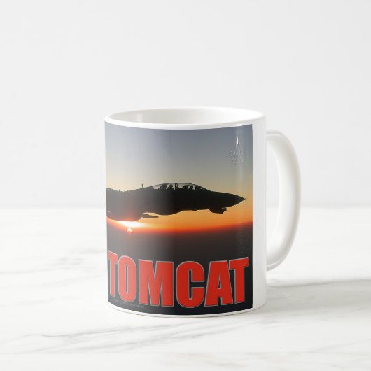 F-14 TOMCAT "SUNSET PATROL" KOFFIEMOK (Voorkant rechts)