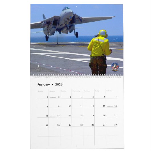 F-14 TOMCAT "SWING WING" kalender (Feb 2026)
