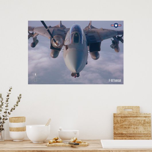 F-14 TOMCAT "TANKEN" POSTER (Keuken)