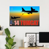 F-14 TOMCAT "TANKEN" POSTER (Thuiskantoor)