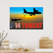 F-14 TOMCAT "TANKEN" POSTER (Keuken)