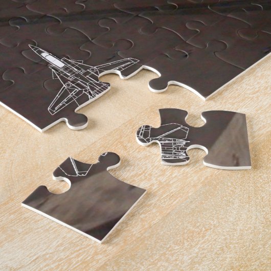 F-14 TOMCAT "TRAP" (16x20 inch) Legpuzzel (Zijkant)