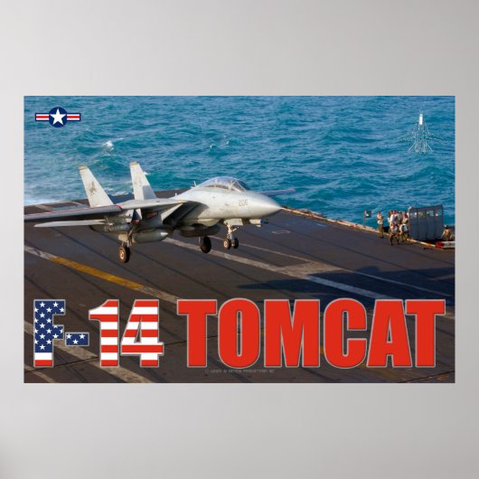 F-14 TOMCAT "TRAP"-POSTER POSTER (Voorkant)