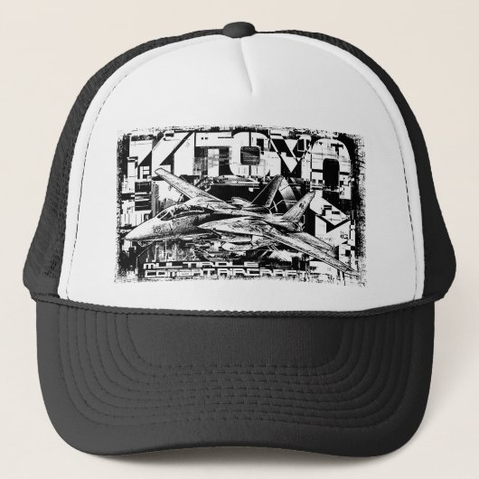F-14 Tomcat Trucker Hat Trucker Hat Pet (Voorkant)