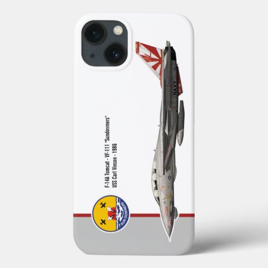 F-14 Tomcat VF-111 Sundowners Case-Mate iPhone Case (Achterkant)