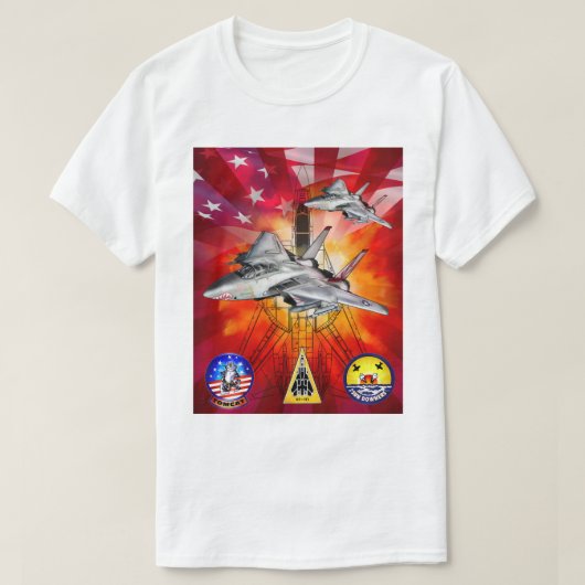 F-14 Tomcat VF-111 Sundowners T-shirt (Design voorkant)