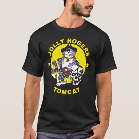F-14 Tomcat VF-84 Jolly Rogers T-shirt (Voorkant)
