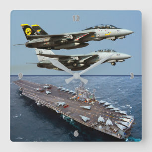 F-14 TOMCAT VIERKANTE KLOK