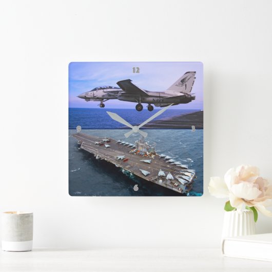 F-14 TOMCAT VIERKANTE KLOK (Huis)