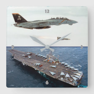 F-14 TOMCAT VIERKANTE KLOK