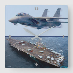 F-14 TOMCAT VIERKANTE KLOK