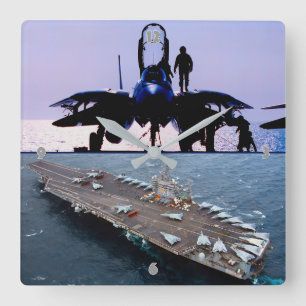 F-14 TOMCAT VIERKANTE KLOK
