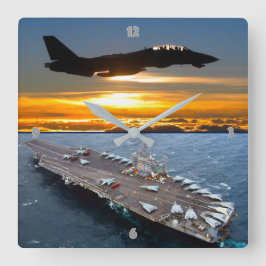 F-14 TOMCAT VIERKANTE KLOK