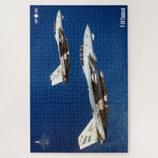 F-14 TOMCAT "WINGMAN" (20x30 inch) Legpuzzel (Verticaal)