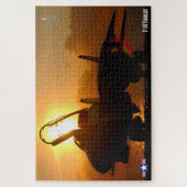 F-14 TOMCAT "ZONSONDERGANG" (20x30 inch) Legpuzzel (Verticaal)