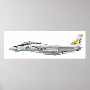 F-14 VF-21: Militaire strijd Tomcat Poster