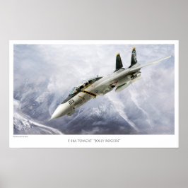 F-14A TOMCAT VF-84 JOLLY ROGERS POSTER