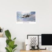 F-14A TOMCAT VF-84 JOLLY ROGERS POSTER (Thuiskantoor)