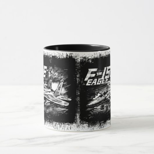 F-15 Eagle 11 oz Ringer Mok (Midden)