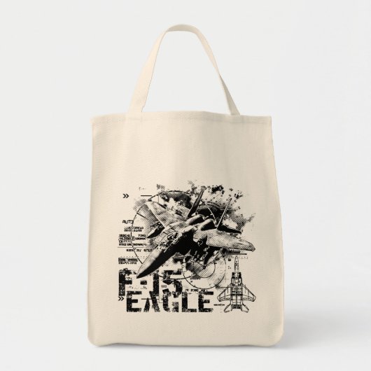 F-15 Eagle Canvas tassen (Voorkant)