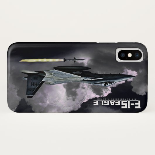 F-15 Eagle Case-Mate iPhone Case (Achterkant (horizontaal))