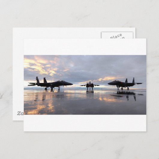 F-15 Eagle Fighter Jet Briefkaart (Voorkant / Achterkant)