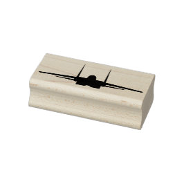 F-15 Eagle Fighter Jet Front Wood Stamp Rubberstempel