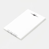 F-15 Eagle Fighter Jet met aangepaste tekst Post-it® Notes (Schuin)