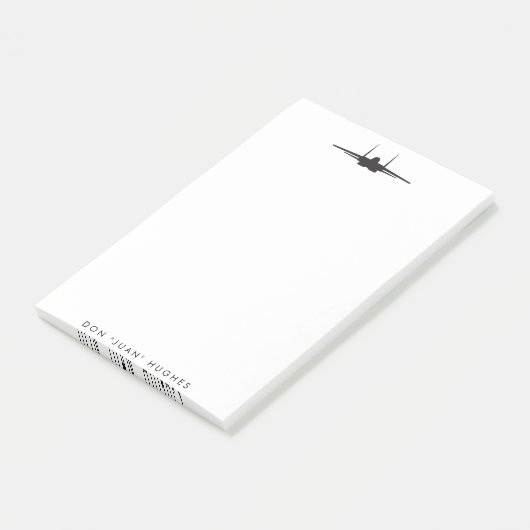 F-15 Eagle Fighter Jet met aangepaste tekst Post-it® Notes (Schuin)