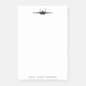 F-15 Eagle Fighter Jet met aangepaste tekst Post-it® Notes (Voorkant)