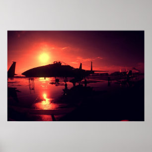 F-15 Eagle Fighter Jet Poster