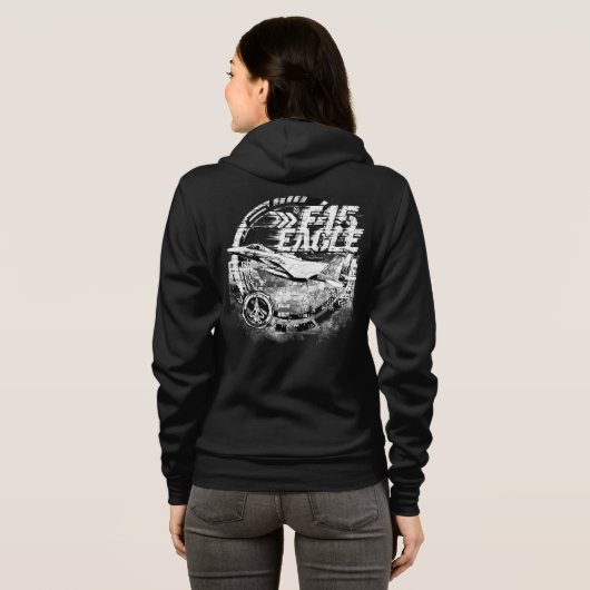F-15 Eagle Hoodie (Achterkant volledig)