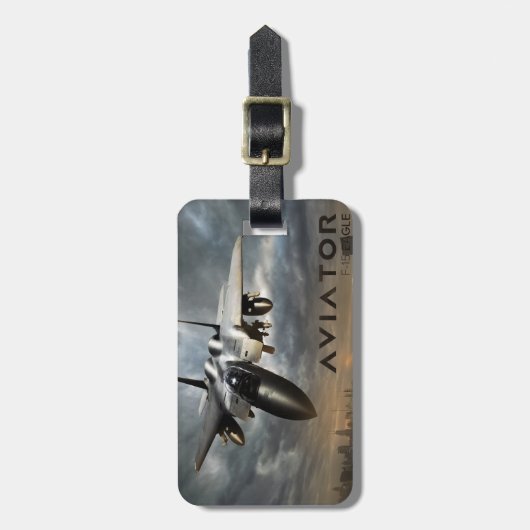 F-15 Eagle Jet Fighter Bagagelabel (Voorkant verticaal)