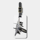 F-15 Eagle Jet Fighter Bagagelabel (Voorkant verticaal)