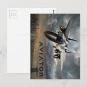 F-15 Eagle Jet Fighter Briefkaart (Voorkant / Achterkant)