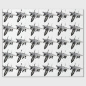 F-15 Eagle Jet Fighter Cadeaupapier (Vlak)