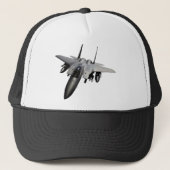 F-15 Eagle Jet Fighter Trucker Pet (Voorkant)