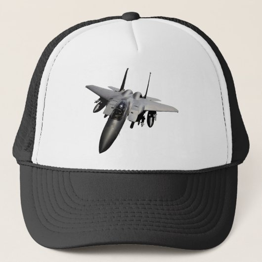F-15 Eagle Jet Fighter Trucker Pet (Voorkant)
