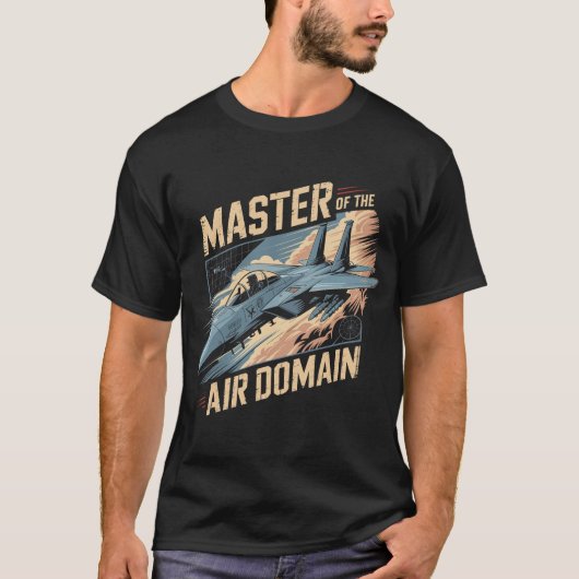 F-15 Eagle Jet: Master of Air Domain Fighter Gift T-shirt (Voorkant)