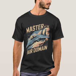F-15 Eagle Jet: Meester van Lucht Domein Fighter G T-shirt