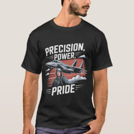 F-15 Eagle Jet: Precisie Trots Kracht Vechter Cade T-shirt
