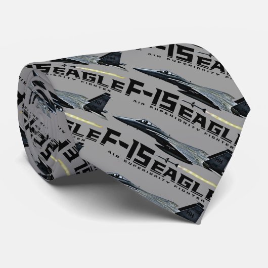 F-15 Eagle Neckties Stropdas (Opgerold)