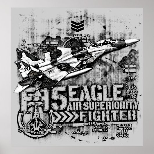 F-15 Eagle Poster (Voorkant)