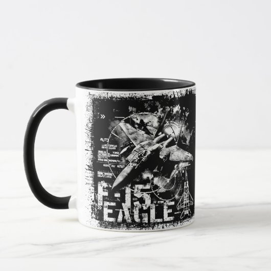 F-15 Eagle Ringer Coffee Mok (Links)