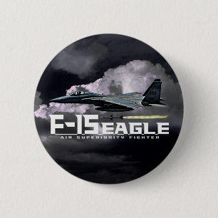 F-15 Eagle Ronde Button 5,7 Cm