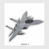F-15 Eagle, straaljager Sticker (Vel)