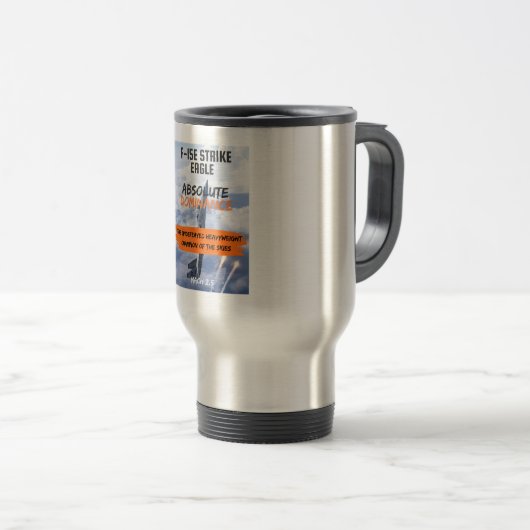 F-15 Eagle Travel Mug Reisbeker (Voorkant rechts)